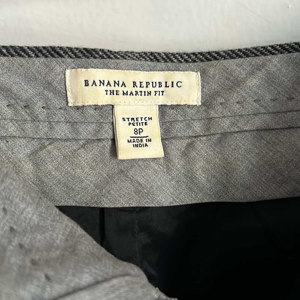 Banana Republic Women’s Martha Fit Wool Blend Textured Dress Career Trouser - Picture 6 of 11